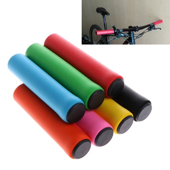 1 пара силиконовых велосипедных ручек для велоспорта на открытом воздухе MTB, ручки для руля для горного велосипеда, противоскользящие прочные опорные захваты для велосипедной части