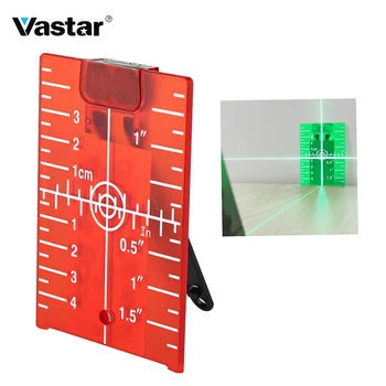 1 шт. пластина лазерной мишени размером дюйм/ см для зеленого/красного лазерного уровня 10,5 см x 7,4 см Подходит для линейных лазеров