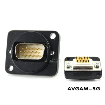 1шт штекер VGA сварочный DB15 автомобильный штырь позолоченный XLR D-type база 86 панель настенный штекер монитор AVGAM-5G/3G AVGAFF-2