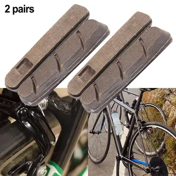 2 пары шоссейных велосипедных колес с карбоновыми ободами, тормозные колодки, колодки из плетеного композита для CP Chrous, аксессуары для велосипедов, запчасти для велоспорта