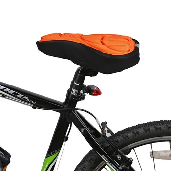 3D-чехол для седла горного велосипеда Толстая Дышащая Супер Мягкая Подушка для велосипедного сиденья Силиконовая Губка Гелевое Велосипедное сиденье Аксессуары для велосипедов
