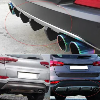 4шт 2021 Универсальный автомобильный декоративный задний спойлер заднего бампера аксессуары для Kia Rio 4 k3 Ceed cerato sportage sorento KX3 KX5