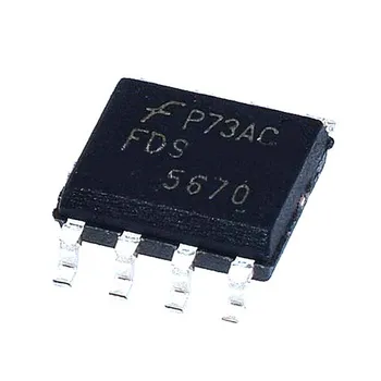 5шт FDS5670 N-Канальный МОП-транзистор PowerTrench SOP-8pin Новый и оригинальный