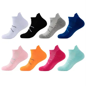 8 Цветов Мужские Носки Для Бега Баскетбольные Дышащие Противоскользящие Спортивные Велосипедные Ходьба Женские Уличные Носки Спортивные Без Пота
