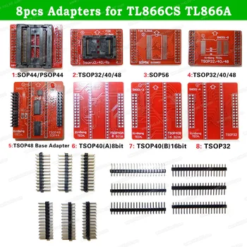 8шт TL866II Плюс USB Программатор Адаптер TSOP32 TSOP40 TSOP48 SOP32 SOP44 SOP56 Разъемы Адаптера ДЛЯ TL866CS TL866A