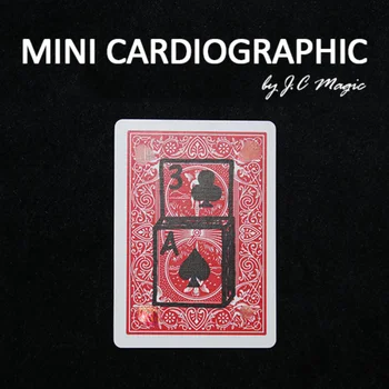 Mini Cardiographic От J.C Magic Card Магия карт крупным планом Профессиональный Фокусник Волшебный инструмент Волшебный Реквизит Игрушки Поднимающаяся Колода