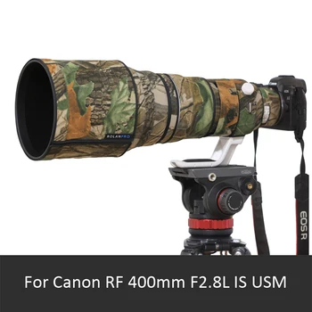 Roadfisher Camo Водонепроницаемый Пылезащитный Объектив Камеры Оберточная Ткань Защитный Чехол Пальто Защитный Чехол Для Canon RF 400mm F2.8L IS USM
