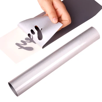 Sunice 20-дюймовое серебряное светоотражающее теплопередающее виниловое железо на футболке, Виниловая пленка для резки HTV, пленка для печати HTV, ткань для DIY