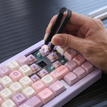 U-образный съемник клавиш для переключения клавиатуры, нескользящий инструмент для снятия переключателей клавиатуры, уплотнитель для механических клавиатур с возможностью горячей замены