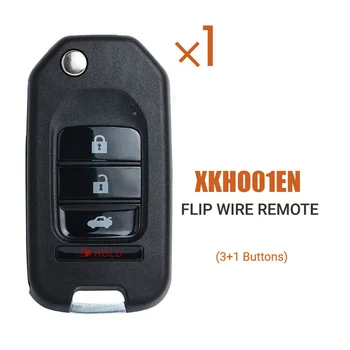 Xhorse XKHO01EN Универсальный проводной дистанционный брелок с откидной кнопкой 3 + 1 для Honda Type для VVDI Key Tool