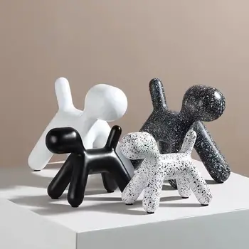Абстрактная собака Далматин на воздушном шаре, Точечные собаки, украшения для рабочего стола, Гостиная, Детские подарки, украшения для дома, Декор, скульптура, Статуя