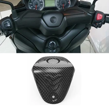 Аксессуары Для мотоциклов, скутеров, Верхняя Центральная крышка руля из углеродного волокна для YAMAHA X-MAX XMAX 250 300 400 XMAX250