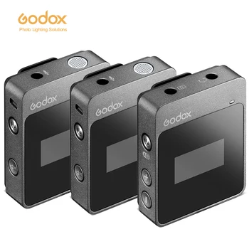 Беспроводной петличный микрофон Godox MoveLink M1 2,4 ГГц для зеркальных камер смартфонов