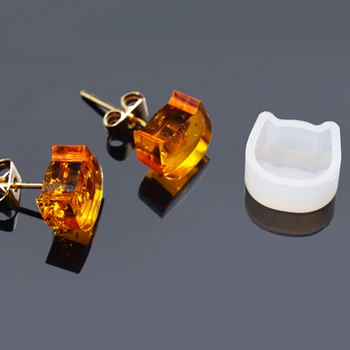 Геометрические Силиконовые формы для сережек и ожерелий из эпоксидной смолы, формы для поделок, Креативные формы для ювелирных изделий
