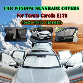 Для Toyota Corolla E170 2014 ~ 2019 Автомобильное Окно Солнцезащитный Козырек Лобового Стекла Передняя УФ-Защита Отражатель Солнцезащитный Козырек Автоаксессуары