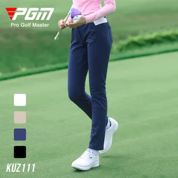 Женские брюки для гольфа Pgm, осенняя спортивная одежда, водонепроницаемые теплые женские брюки KUZ111