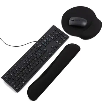 Коврик для игровой мыши, подставка для запястья, клавиатура, Эргономичная подушка для поддержки запястья, коврик для мыши из пены с эффектом памяти для ПК, ноутбука