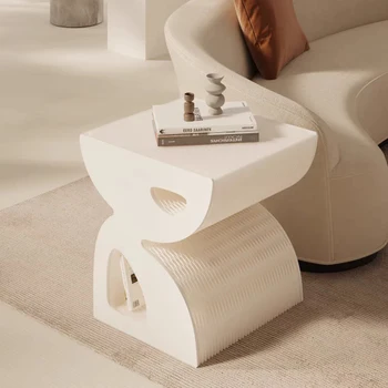 Креативная мебель, прикроватный столик из крафт-бумаги, Многофункциональный складной столик, Модная полка, Приставной столик для гостиной, Стол для хранения