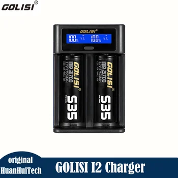 Мини-умное зарядное устройство Golisi I2 2.0A, быстрая зарядка, ЖК-дисплей, высококачественный провод для литий-ионного аккумулятора 18650 20700 26650