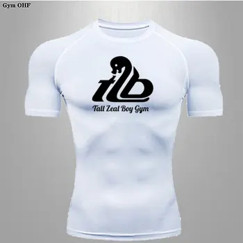 Новая мужская яркая футболка для бега, спорта на открытом воздухе, фитнеса, велоспорта, топ, брюки