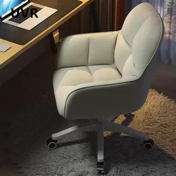 Новое женское компьютерное кресло UVR С подъемной губчатой подушкой Сиденье для домашнего офиса Разнообразие цветов Спинка для макияжа спальни в общежитии