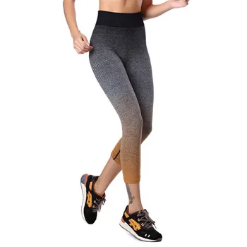 Новые женские леггинсы для бега, утягивающие спортивные брюки, Пуш-ап, Сексуальные утягивающие брюки, одежда для фитнеса, колготки для бега, спортивная одежда для спортзала