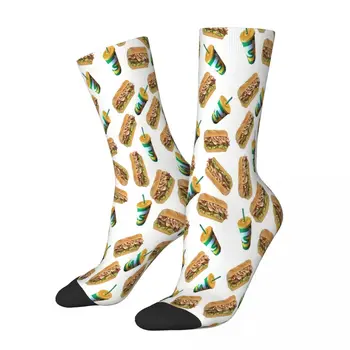 Носки для бутербродов мужские женские зимние чулки из полиэстера