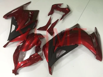 Обвесы EX 300 Ninja 2013 - 2017 Оранжево -красные Черные Комплекты обтекателей EX 300 Ninja 13 14 Полных обвесов EX 300 Ninja 2014