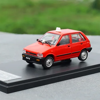 Отлитая под давлением в масштабе 1:43 для моделирования такси Changan Suzuki Alto, игрушка-реплика из сплава, модель автомобиля для коллекций
