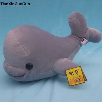 плюшевая игрушка с серым дельфином около 23 см, мягкая кукла, подарок для ребенка на день рождения h2144
