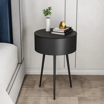 Прикроватный столик мини простой современный небольшой стеллаж в скандинавском стиле из кованого железа для спальни маленькая прикроватная тумбочка прикроватный столик прикроватная тумбочка