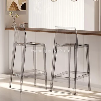 Прозрачный пластиковый стул Для кухни ресторана Nordic Fashion Creative Chair Modern Muebles Para El Hogar Мебель для дома MAYYH