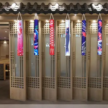 Ткань Отличная рыба, ветровые баннеры, подвесной флаг, растяжка, 8 стилей подвесных украшений, широкое применение для ресторана