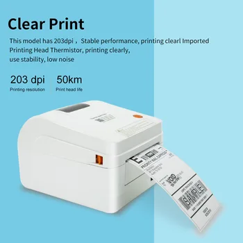 Экспресс-принтер логистики Термопринтер этикеток со штрих-кодом Подходит для печати этикеток на различных платформах электронной коммерции